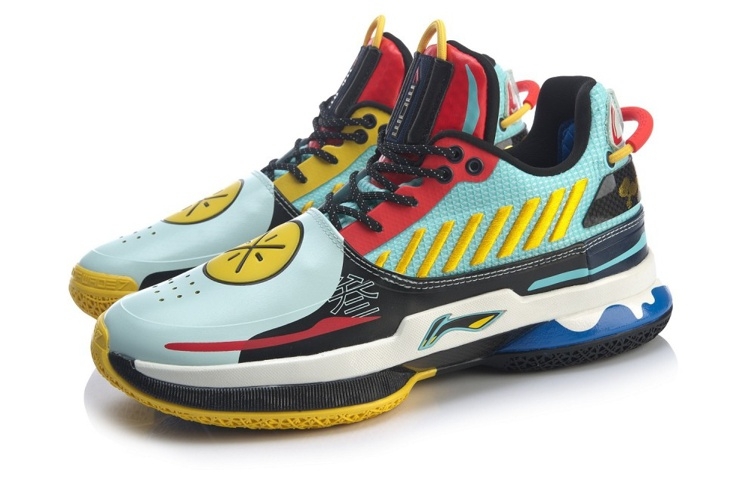 Li-Ning WOW Way of Wade 7 Blue Black/Red - вид с внутренней стороны