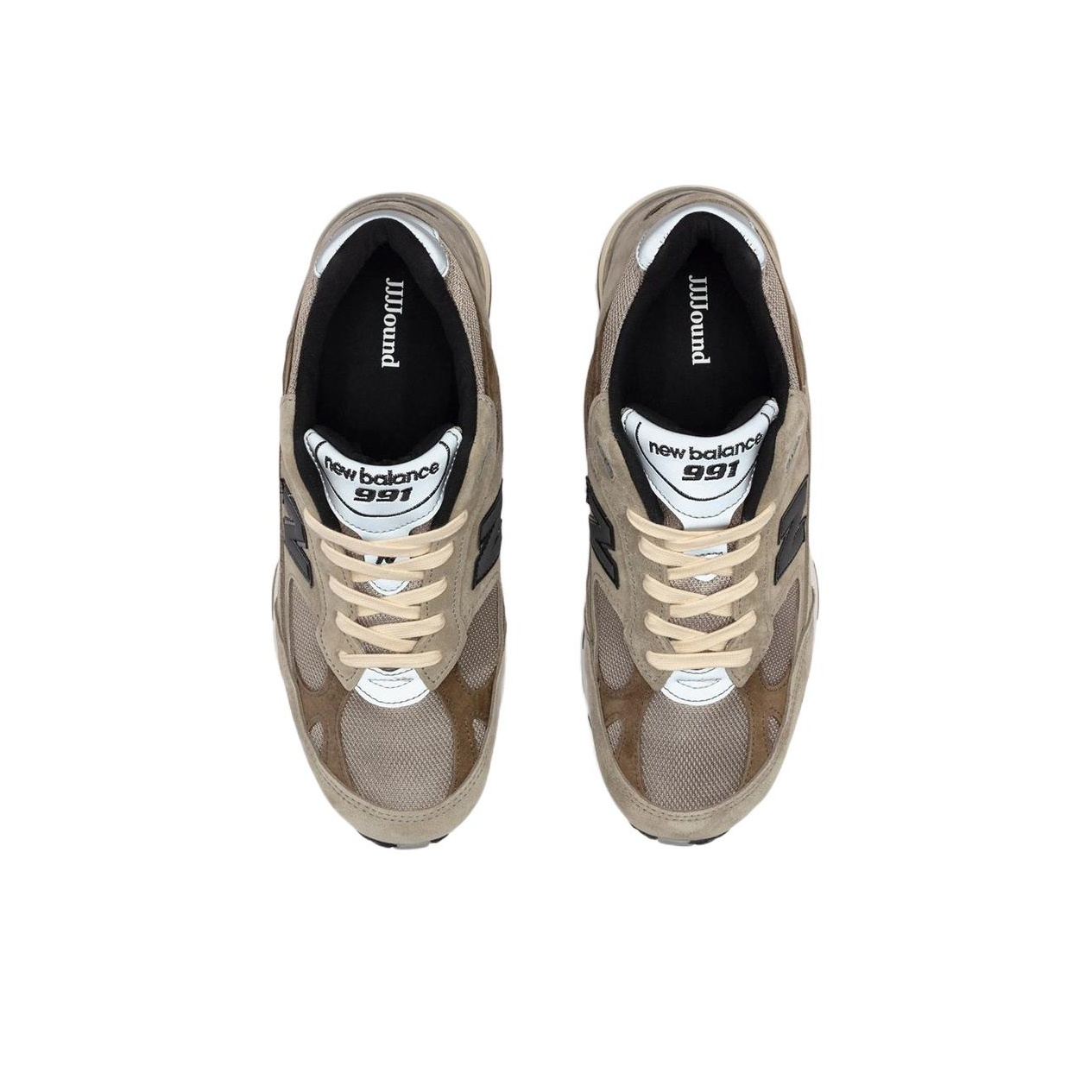 JJJJound x New Balance NB 991 V1 (полнота: D) - вид сзади