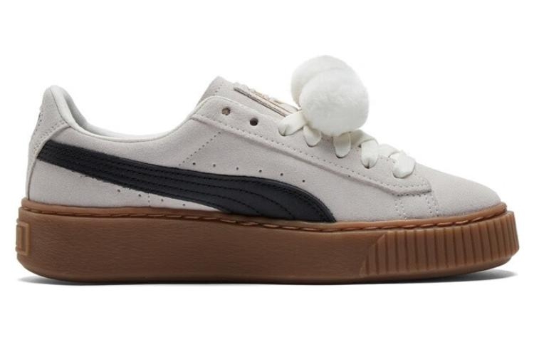 Puma Suede Beige/Black - вид с внутренней стороны