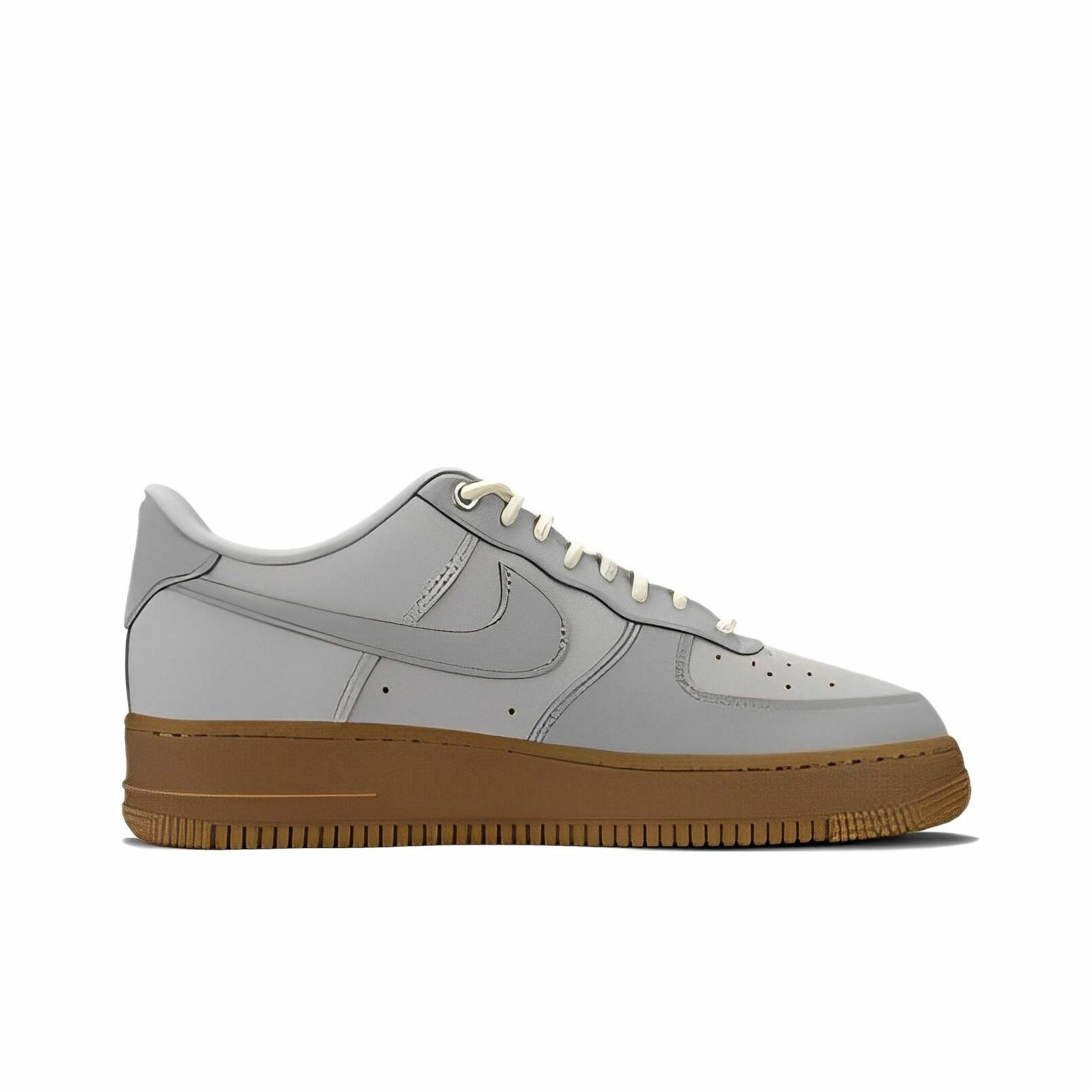 Nike Air Force 1 Low "Bone/Sail/Gum" - вид с внутренней стороны