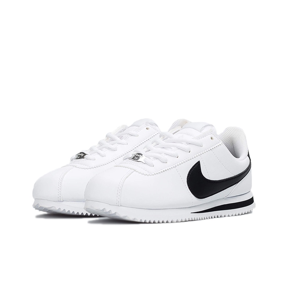 Nike Cortez Basic SL (GS) Black - вид сзади