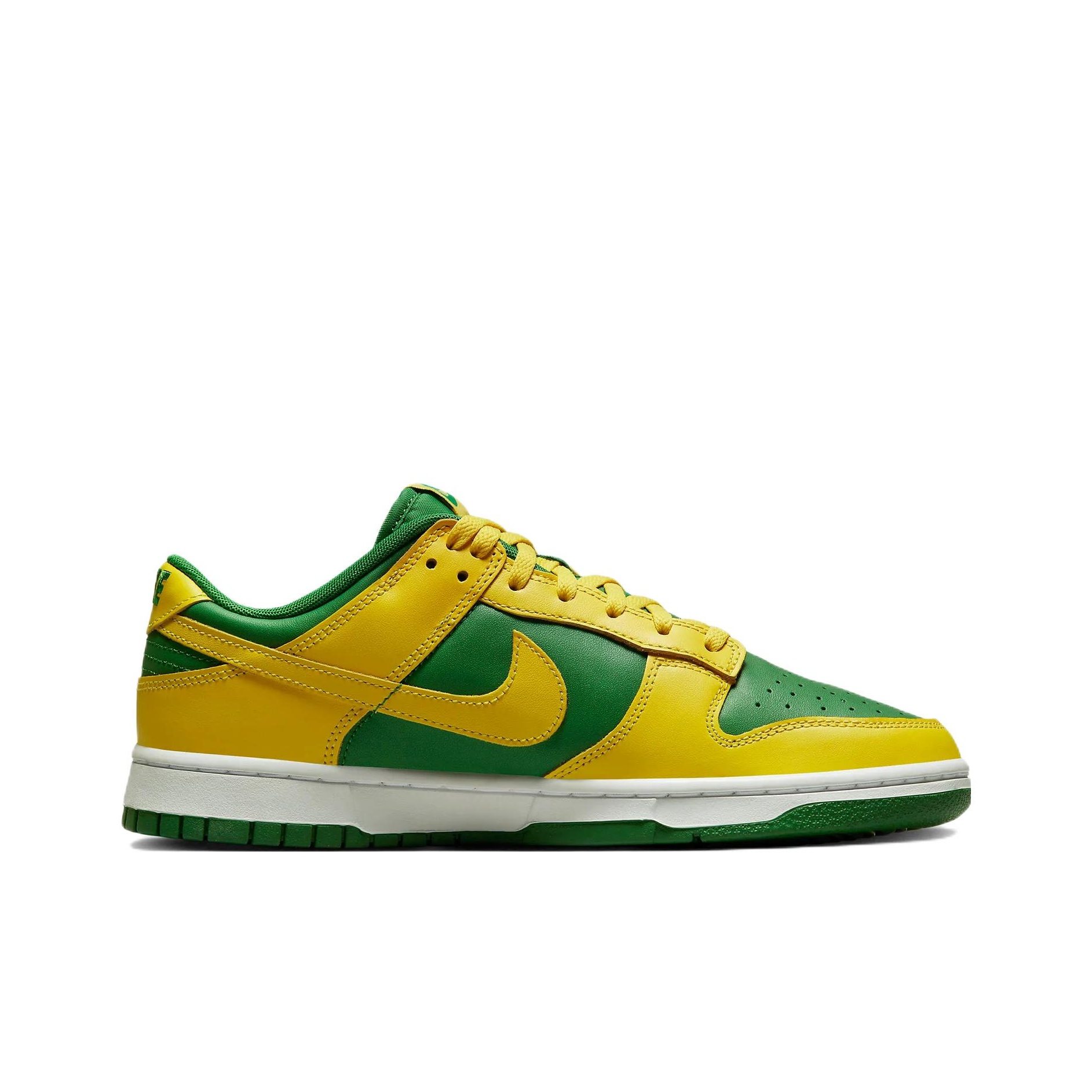 Nike Dunk Low Retro Reverse Brazil - вид с внутренней стороны