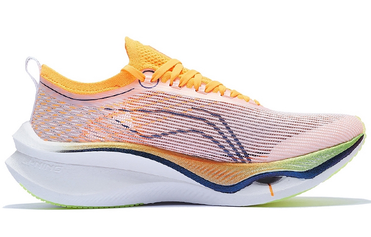 Li-Ning Feidian 3 Ultra And Rebound Orange White - вид с внутренней стороны