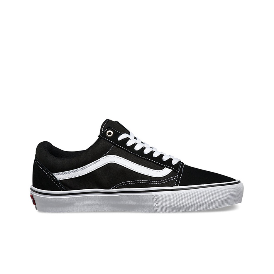 Vans Old Skool Pro Black White - вид с внутренней стороны