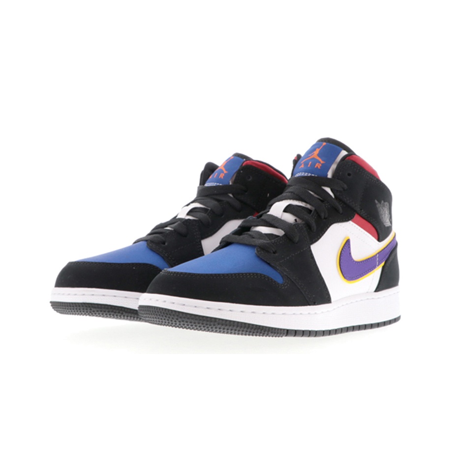 Jordan Air Jordan 1 Mid SE GS "Laker Top 3" - вид с внутренней стороны