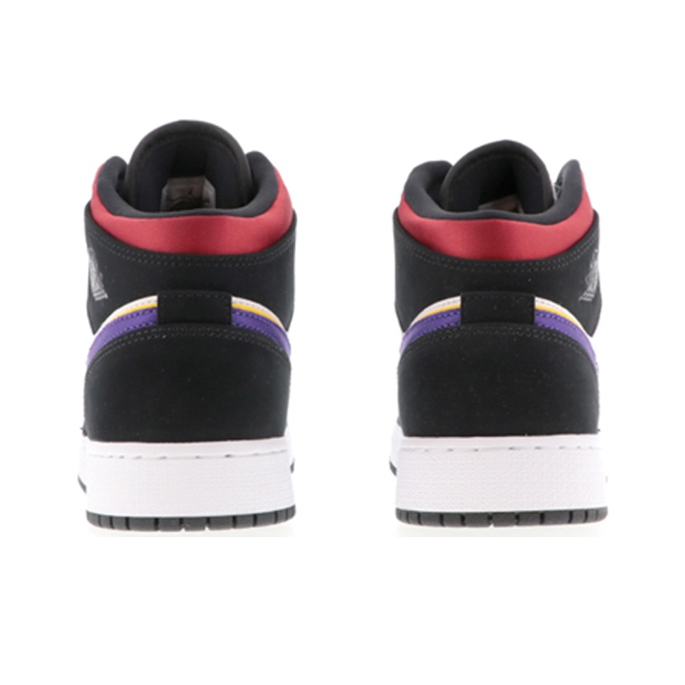 Jordan Air Jordan 1 Mid SE GS "Laker Top 3" - вид сзади