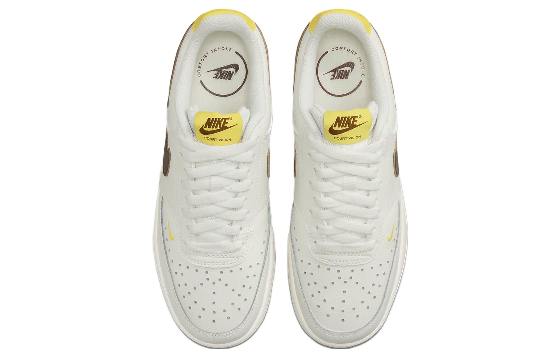 Nike Court Vision Low 'Sail Oxen Brown' - вид сзади