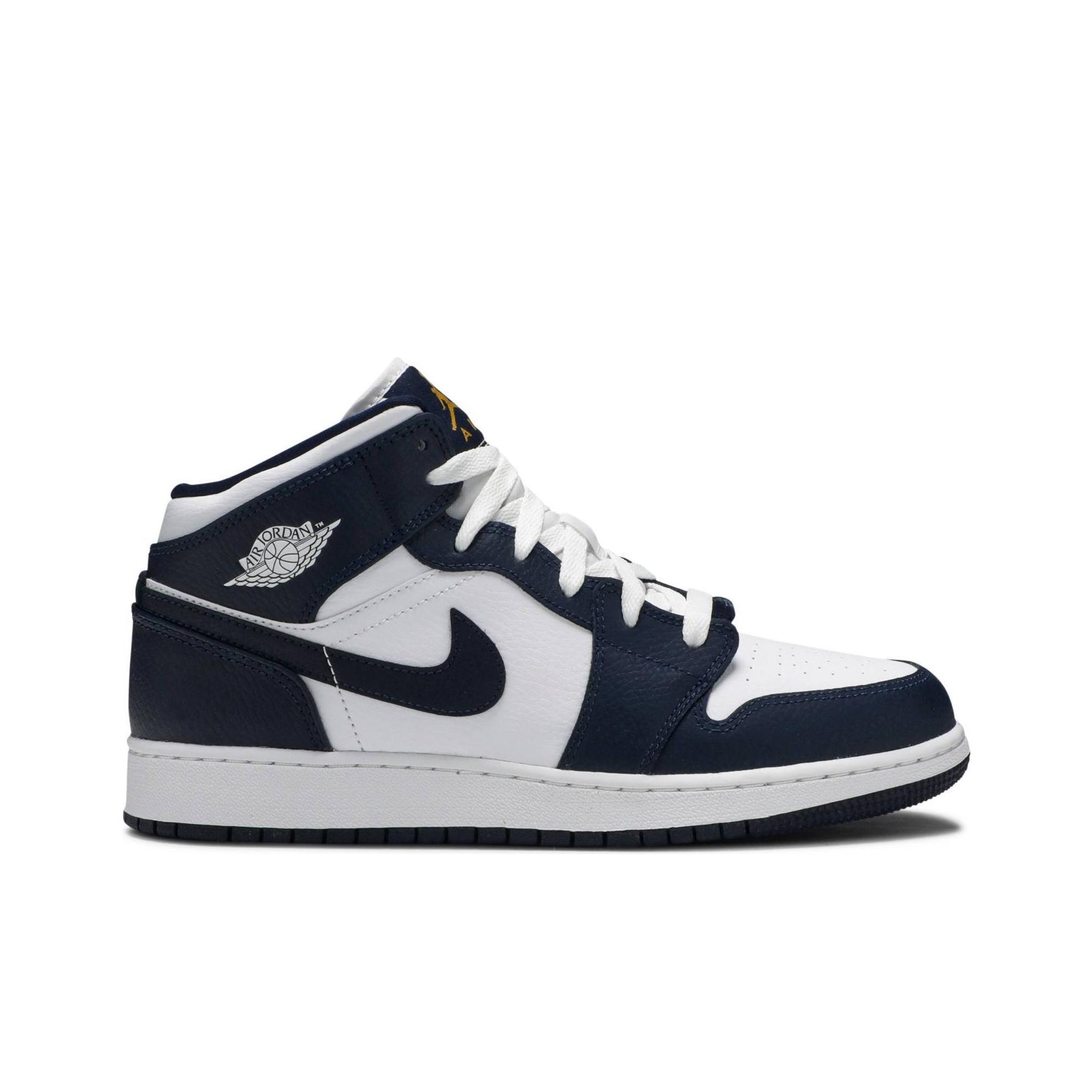 Jordan Air Jordan 1 Mid Obsidian - вид с внутренней стороны