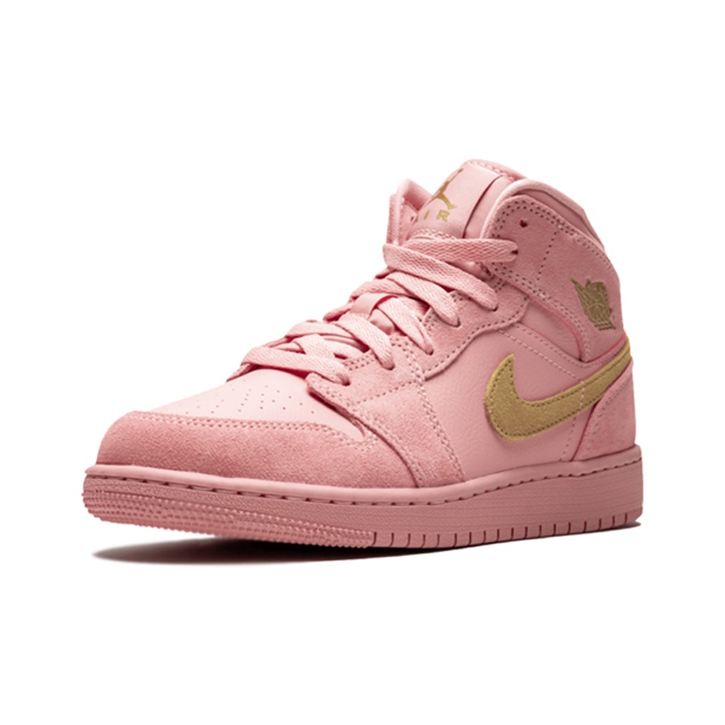Jordan Air Jordan 1 Mid SE GS Coral Gold - вид 9