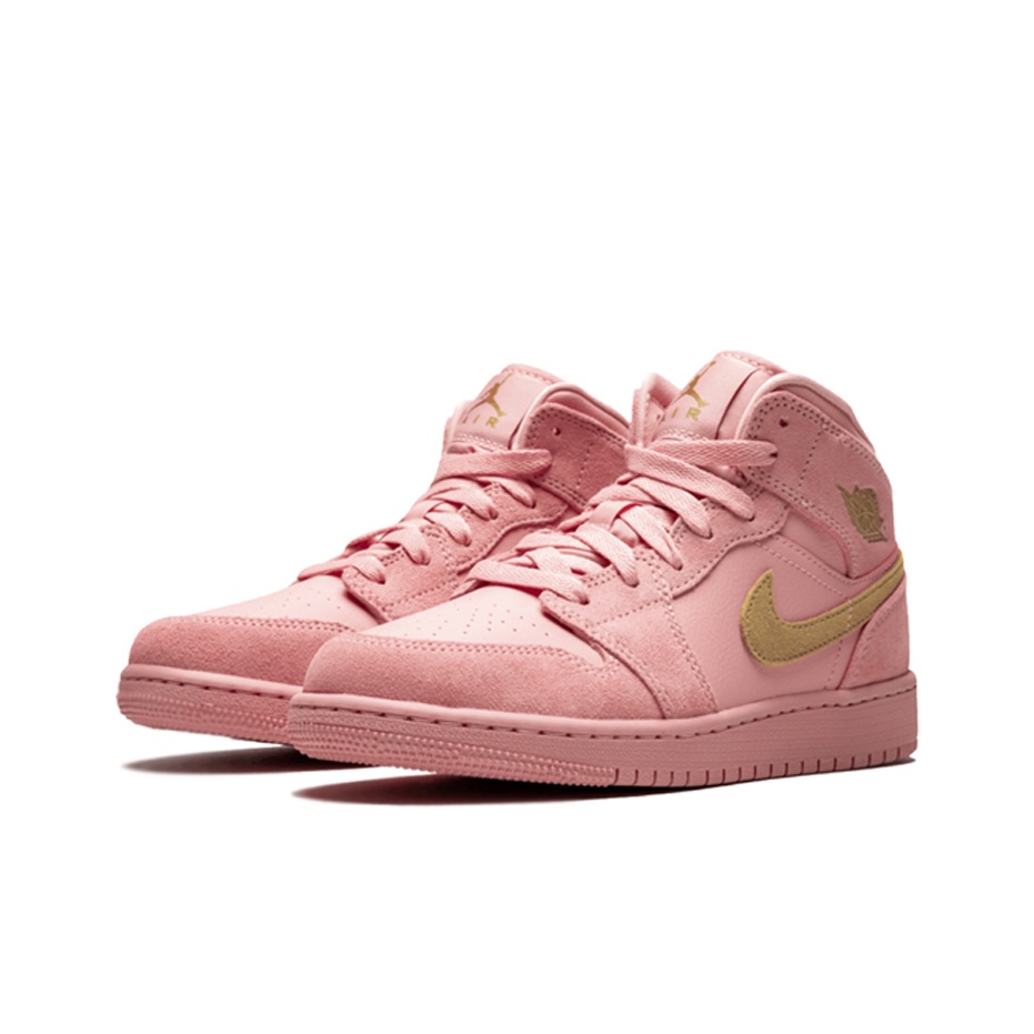 Jordan Air Jordan 1 Mid SE GS Coral Gold - вид 10