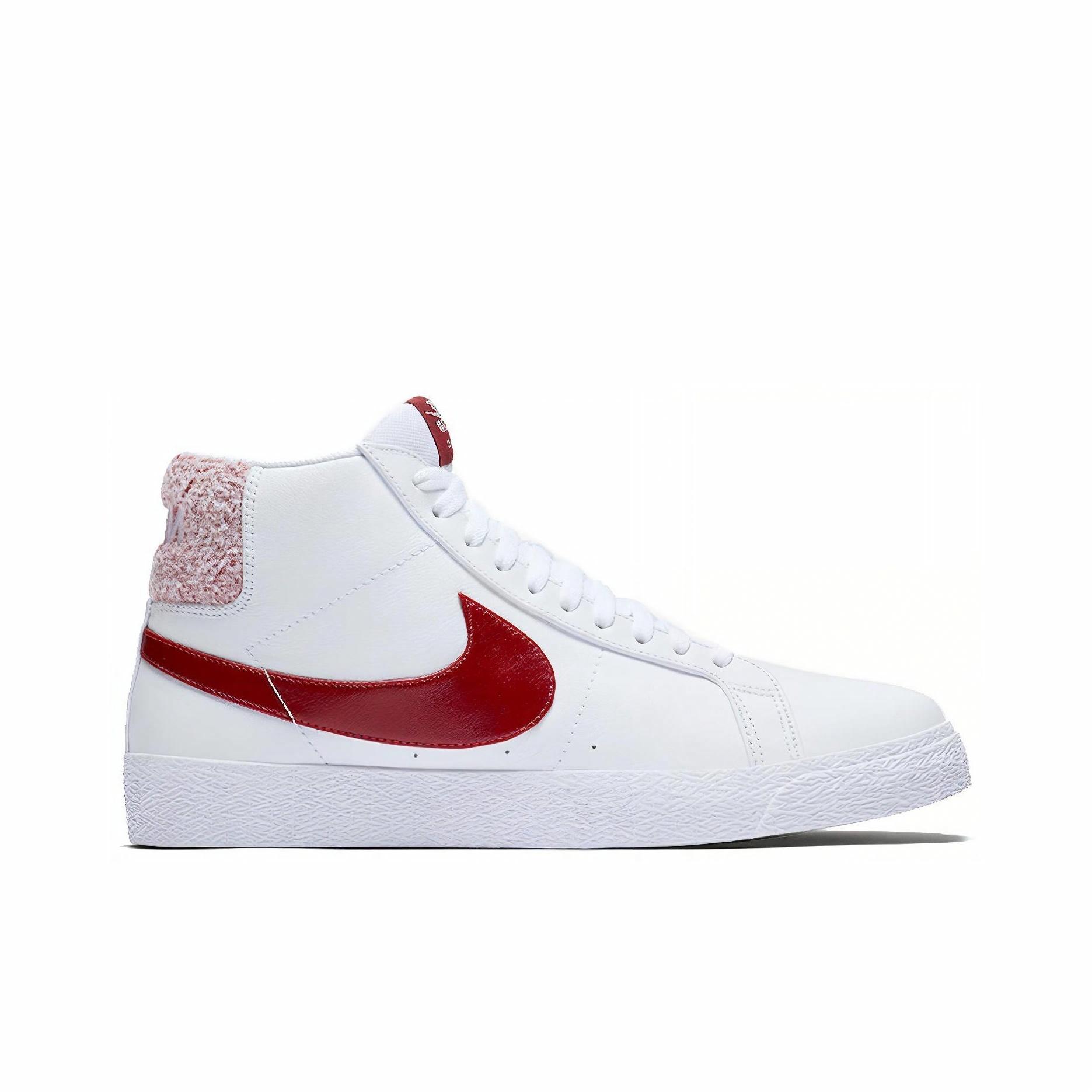 Nike Blazer Mid 'Team Red' - вид с внутренней стороны