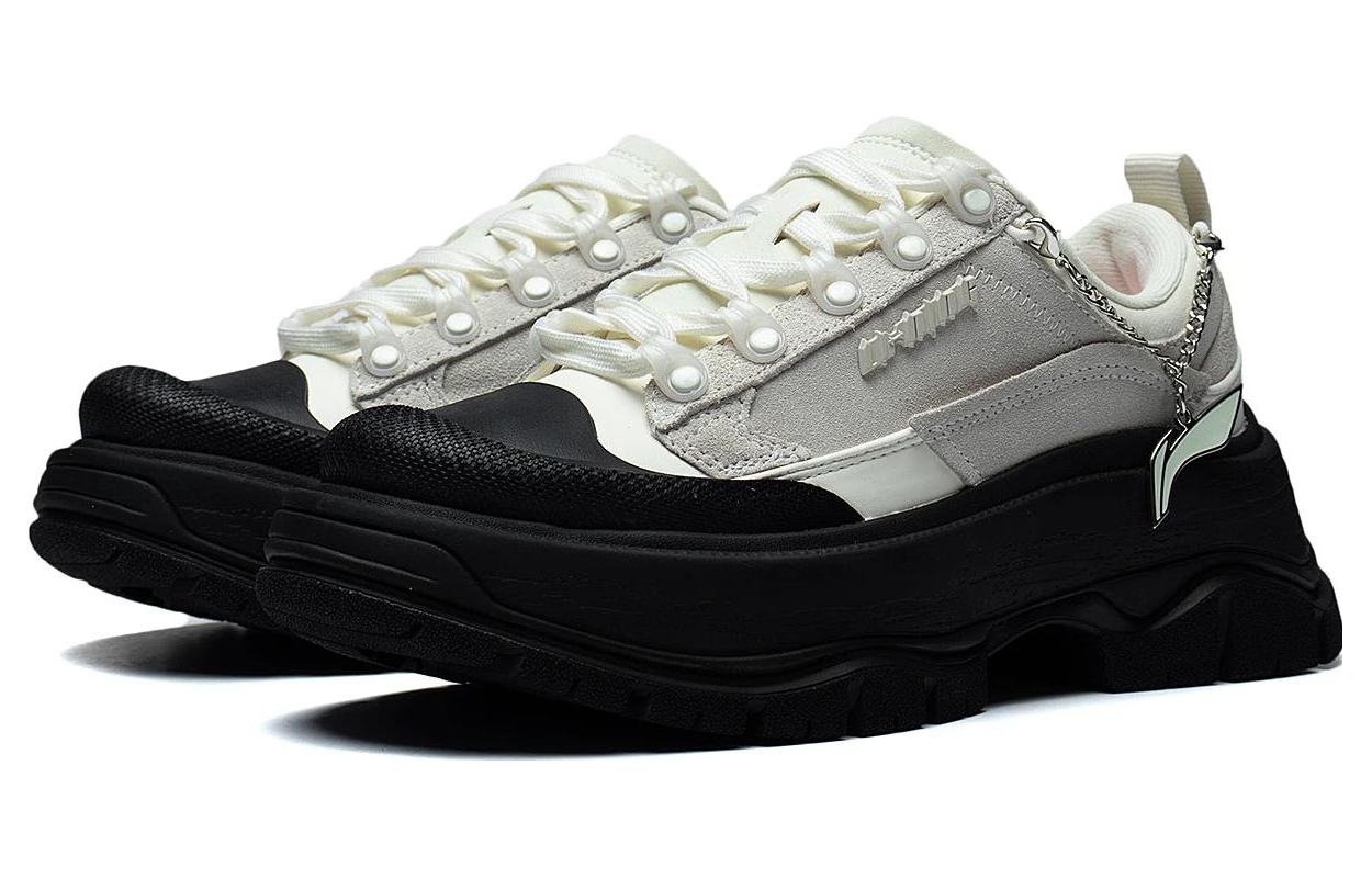 Li-Ning White Black - вид спереди