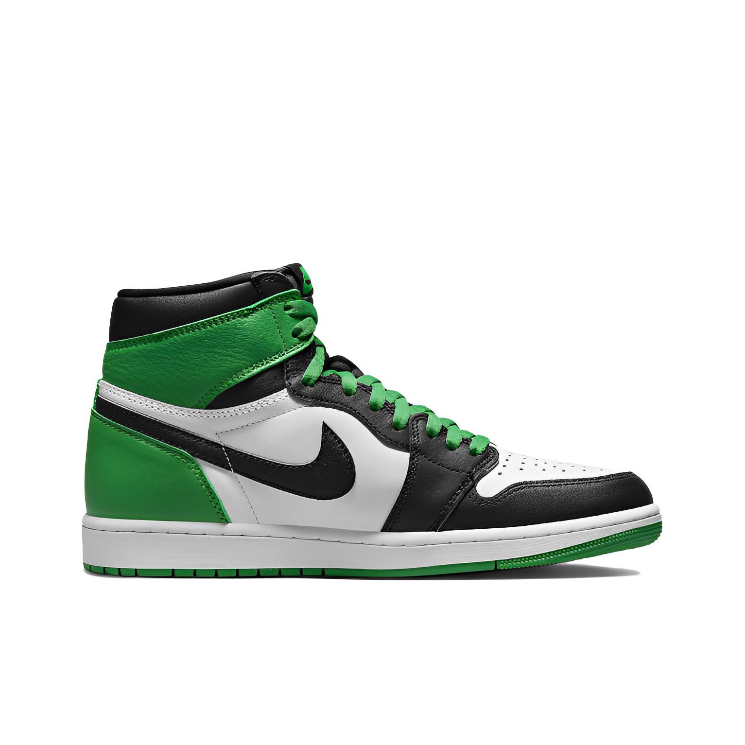 Jordan Air Jordan 1 High OG "Black and Lucky Green" - view from the inside