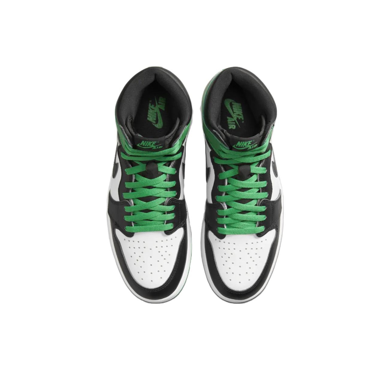 Jordan Air Jordan 1 High OG "Black and Lucky Green" - rear view