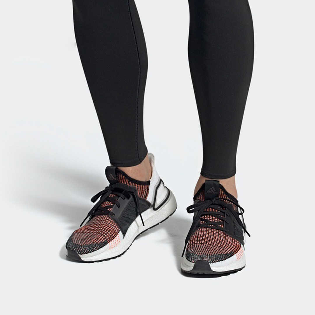 adidas UltraBoost 19 Solar Orange White Core - вид 6