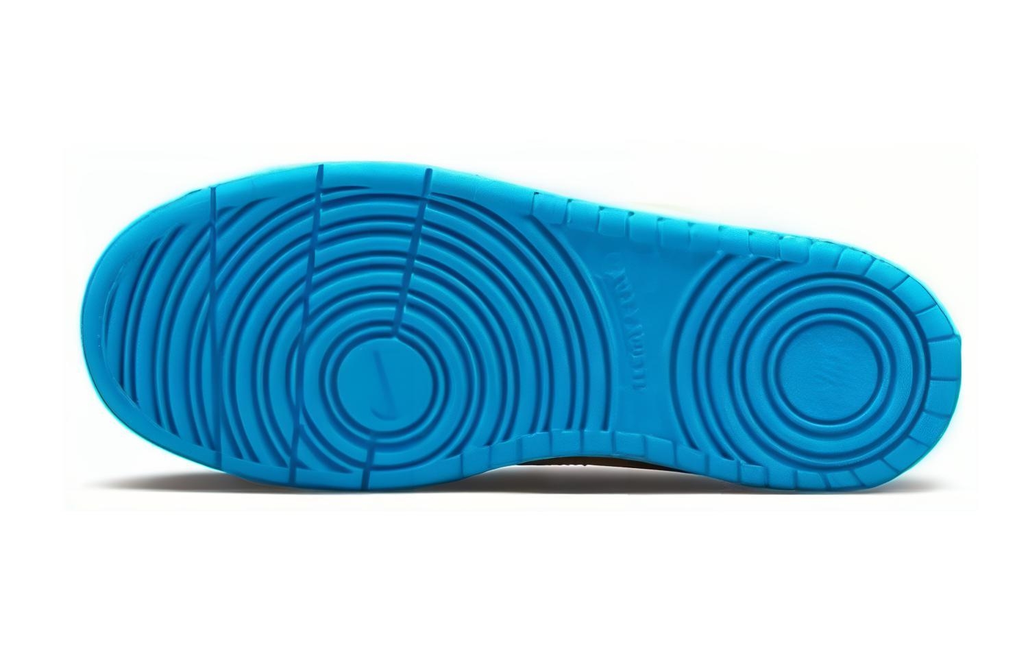 Nike Court Borough Low 2 GS 'White Baltic Blue Volt' - view 9
