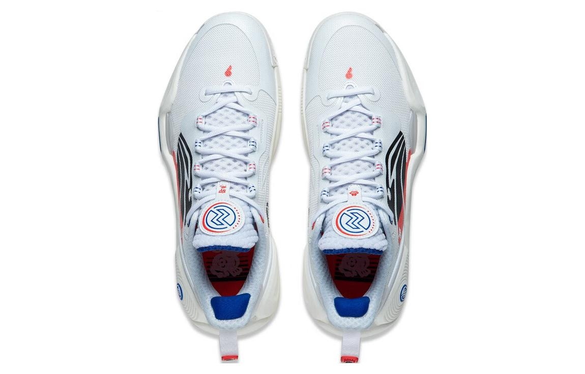 Li-Ning Speed 9 White Red - вид сзади