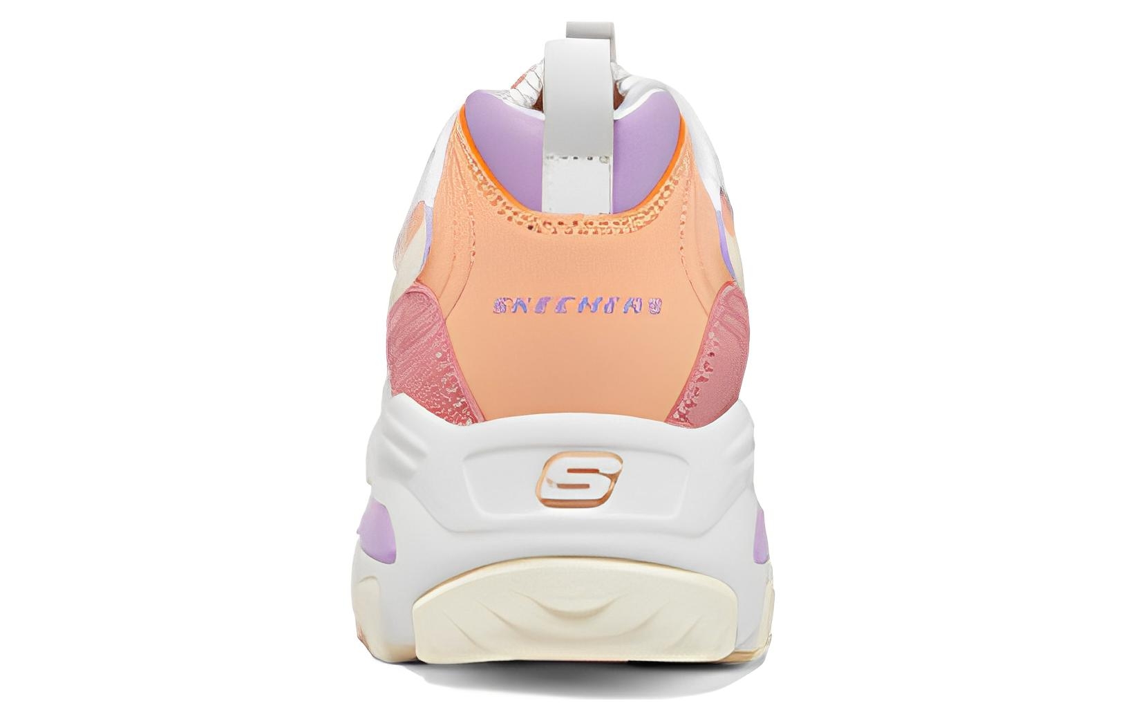 Skechers D'LITES 1.0 'Cream Pink Coral' - вид сзади