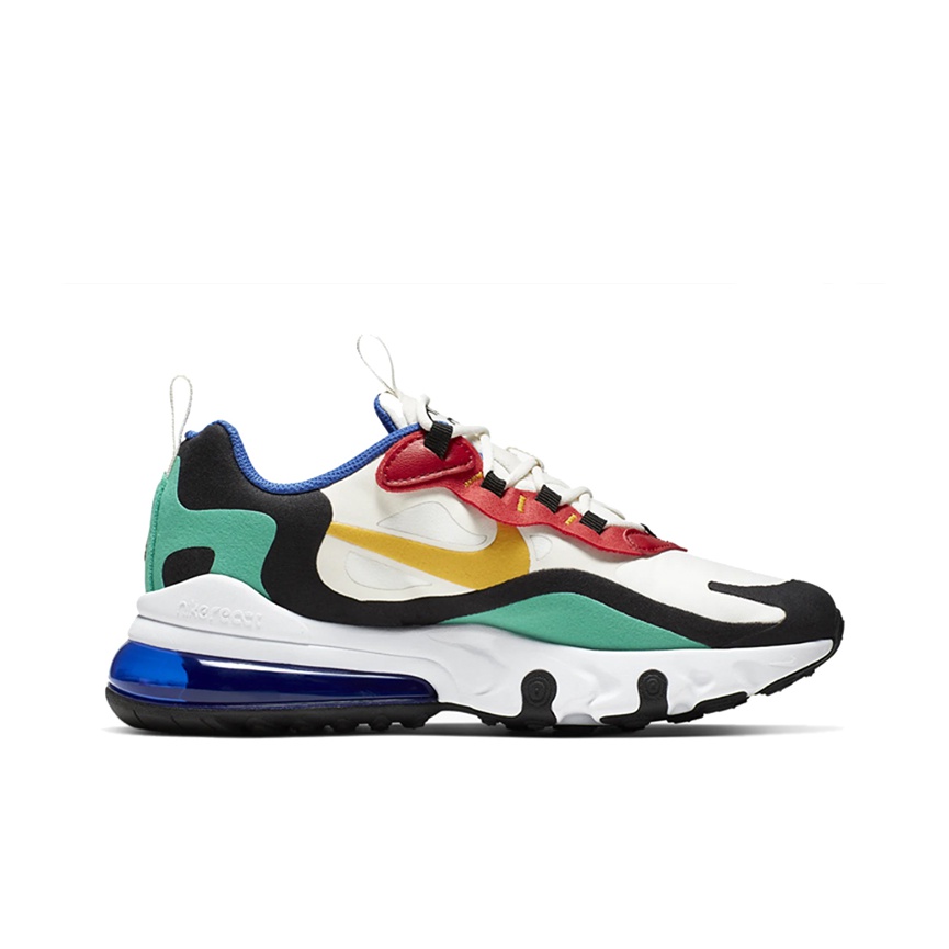 Nike Air Max 270 React GS Bauhaus Multi-Color - view from the inside