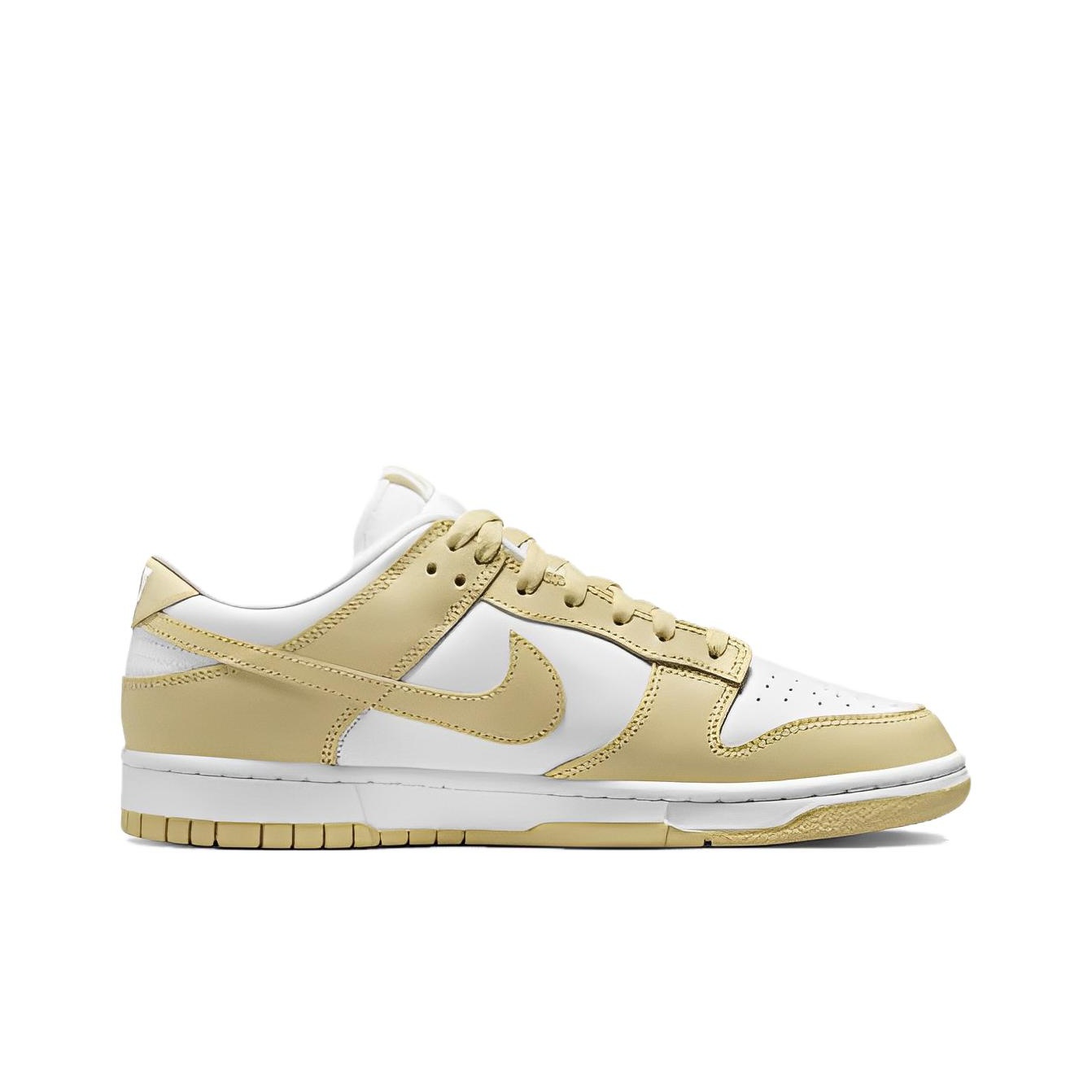 Nike Dunk "Team Gold" - вид с внутренней стороны