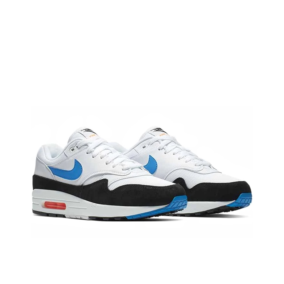 Nike Air Max 1 Photo Blue Total Orange - вид с внутренней стороны