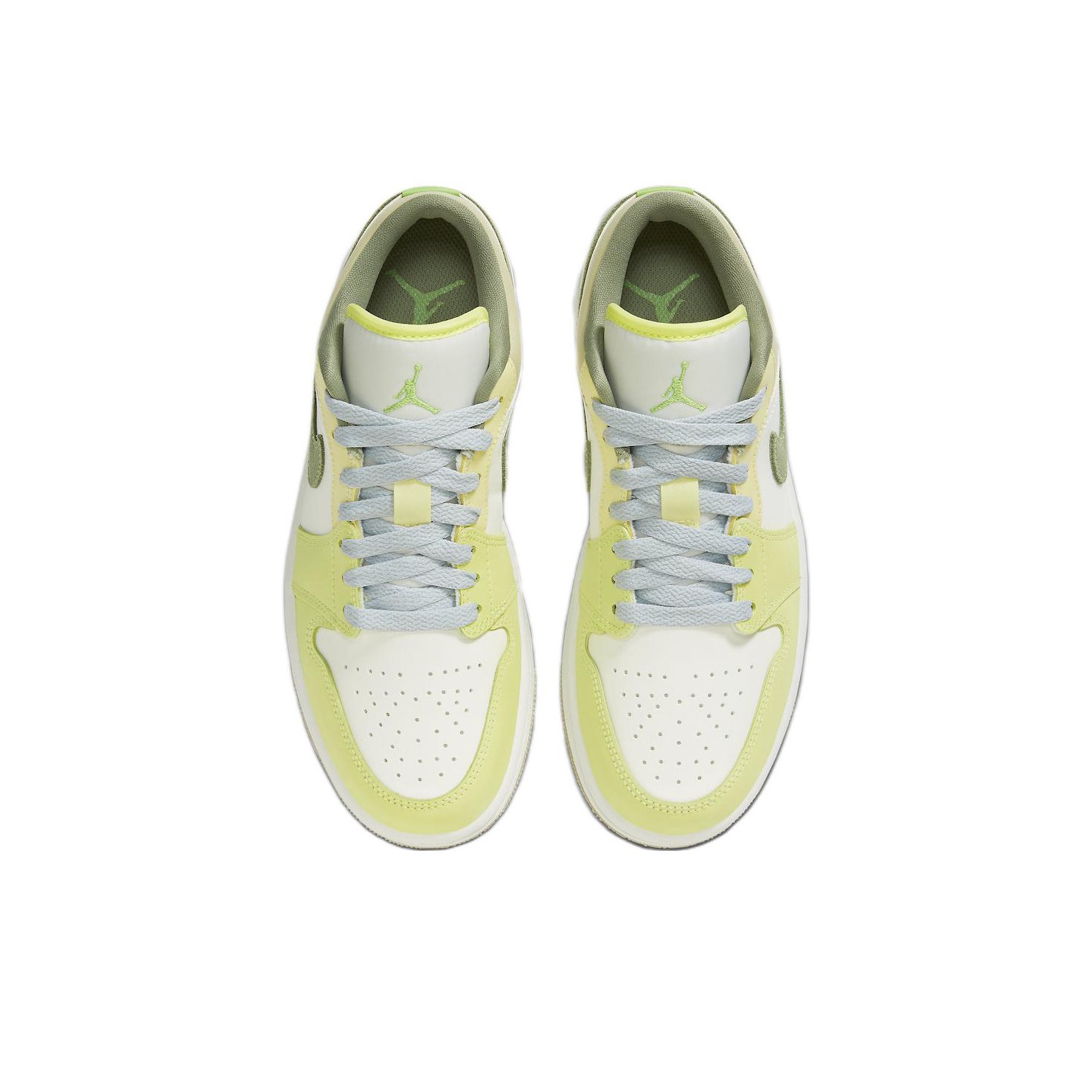 Jordan Air Jordan 1 Low Sail Pale Citron - вид сзади