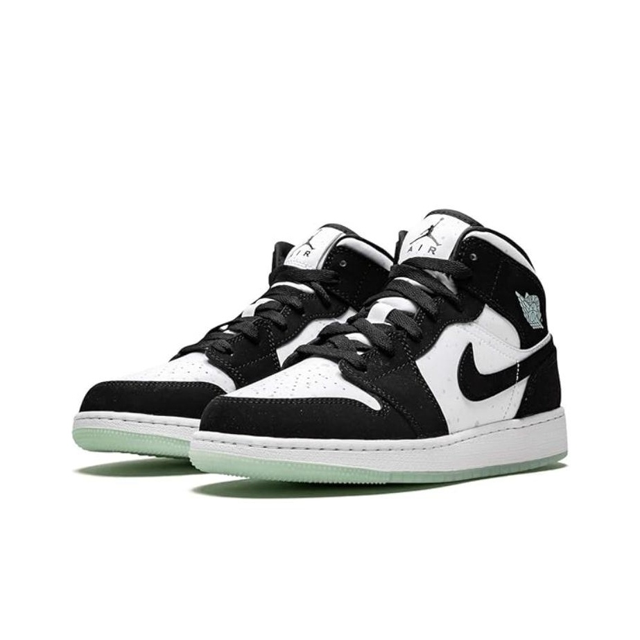 Jordan Air Jordan 1 Mid SE GS Glow in the Dark Panda - подошва