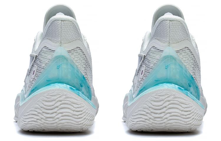 Li-Ning SONIC 11 Ride Waves And Rebound Performance Mist White - вид сзади