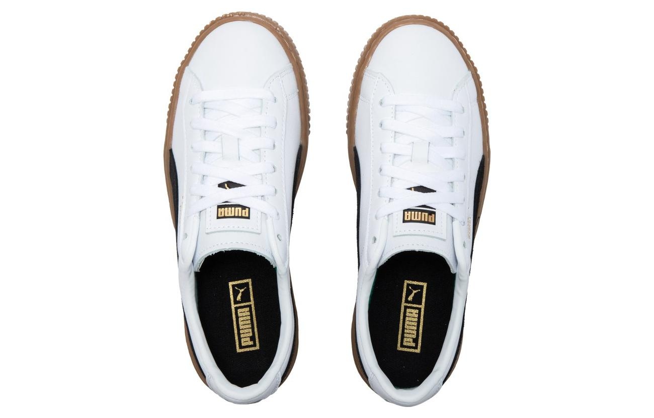 Puma Basket Platform L 'White' - вид сзади