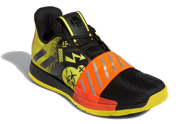 adidas Harden Vol. 3 Radioactive Yellow Sole - вид спереди