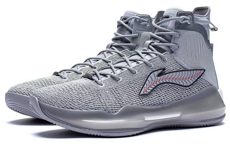 Li-Ning YuShuai 13 Boom Gray - вид спереди