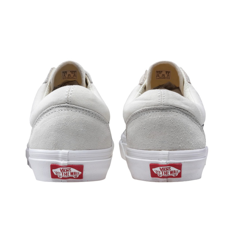 Vans Old Skool Vintage White - вид сзади