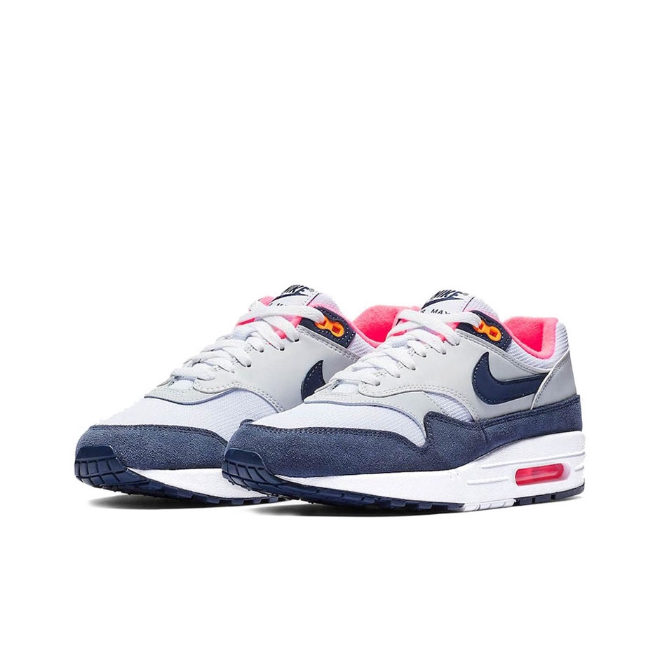 Nike Air Max 1 Midnight Navy Pink - вид спереди