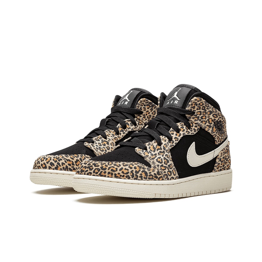 Jordan Air Jordan 1 Mid PU GS "Cheetah" - front view