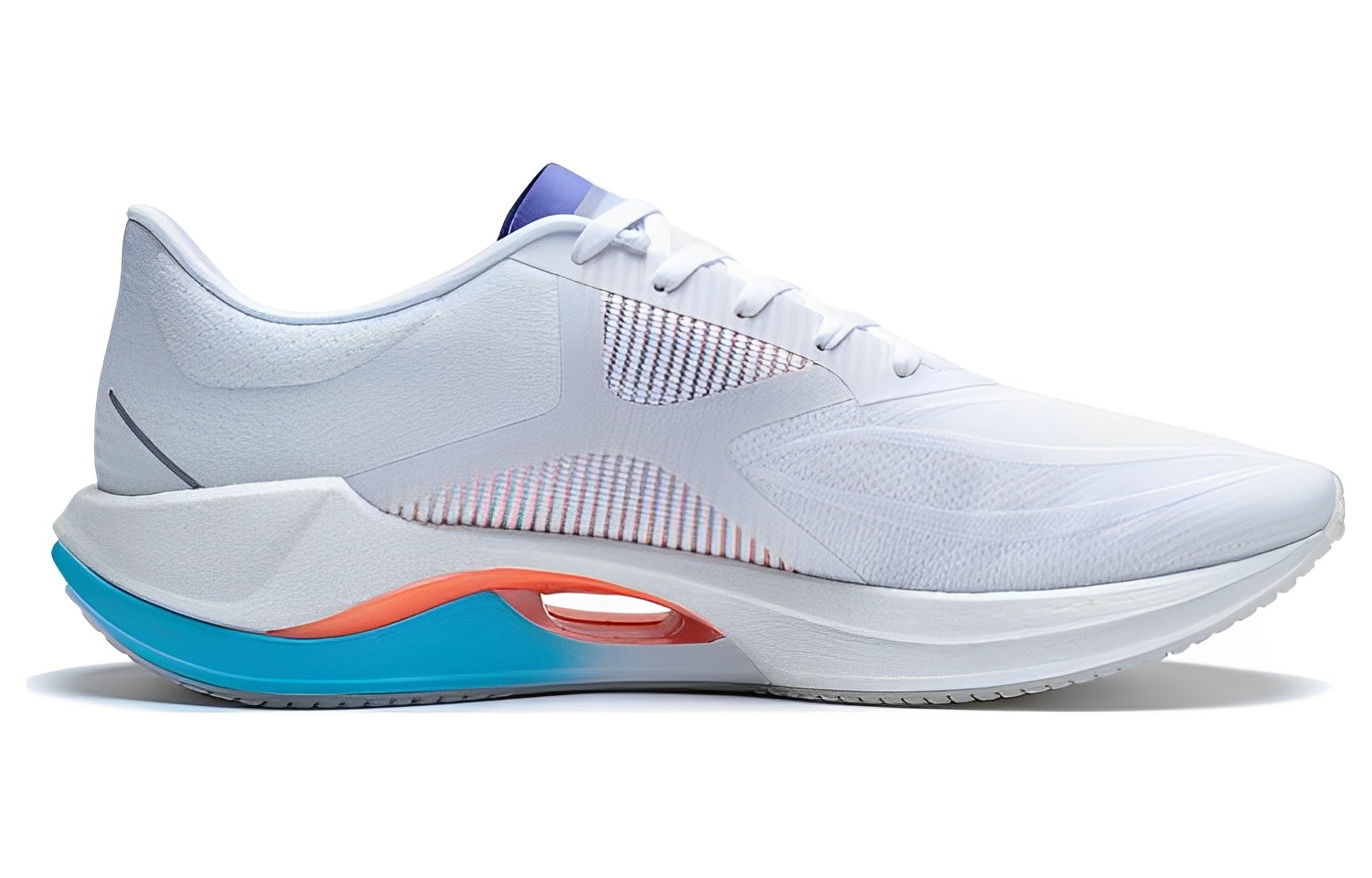 Li-Ning Super Light 20 White Blue - вид с внутренней стороны