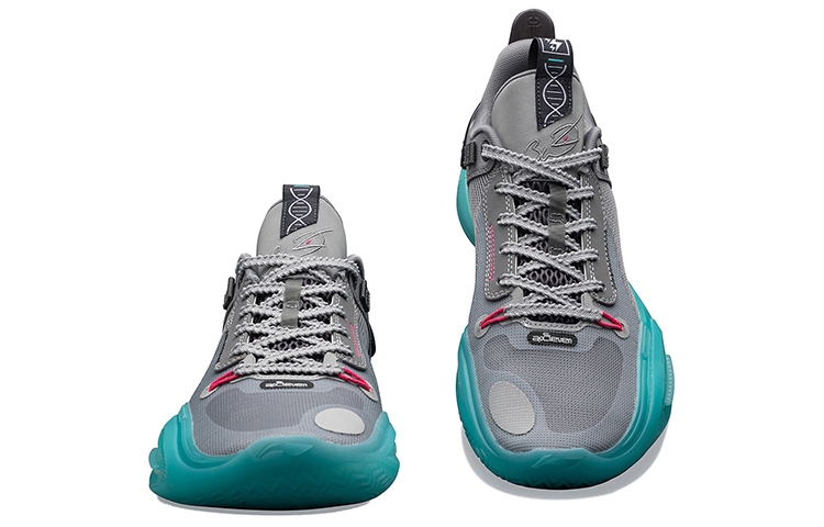 Li-Ning All City 11 Snow Gray - вид сзади
