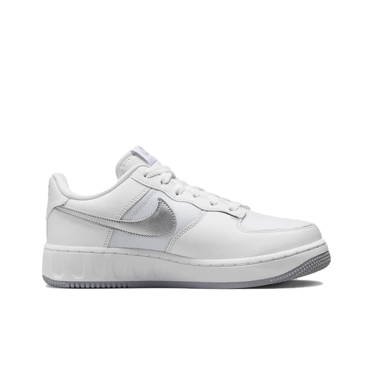 Nike Air Force 1 Unity Low White Silver - вид с внутренней стороны