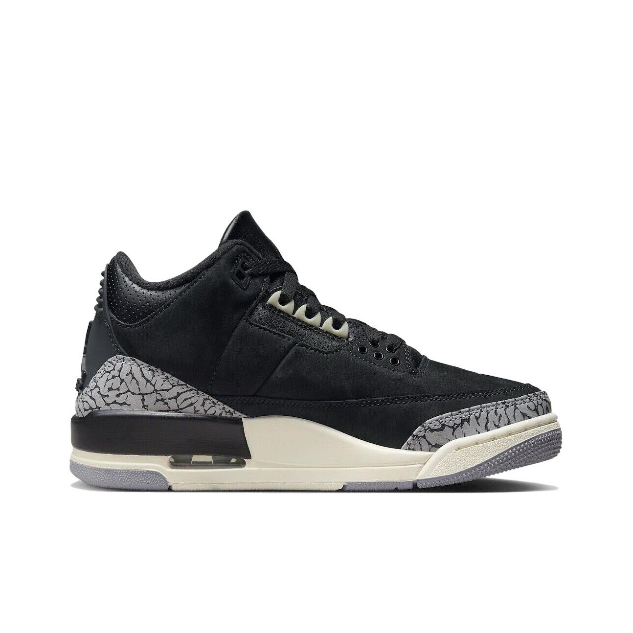 Jordan Air Jordan 3 "Off Noir" - вид с внутренней стороны