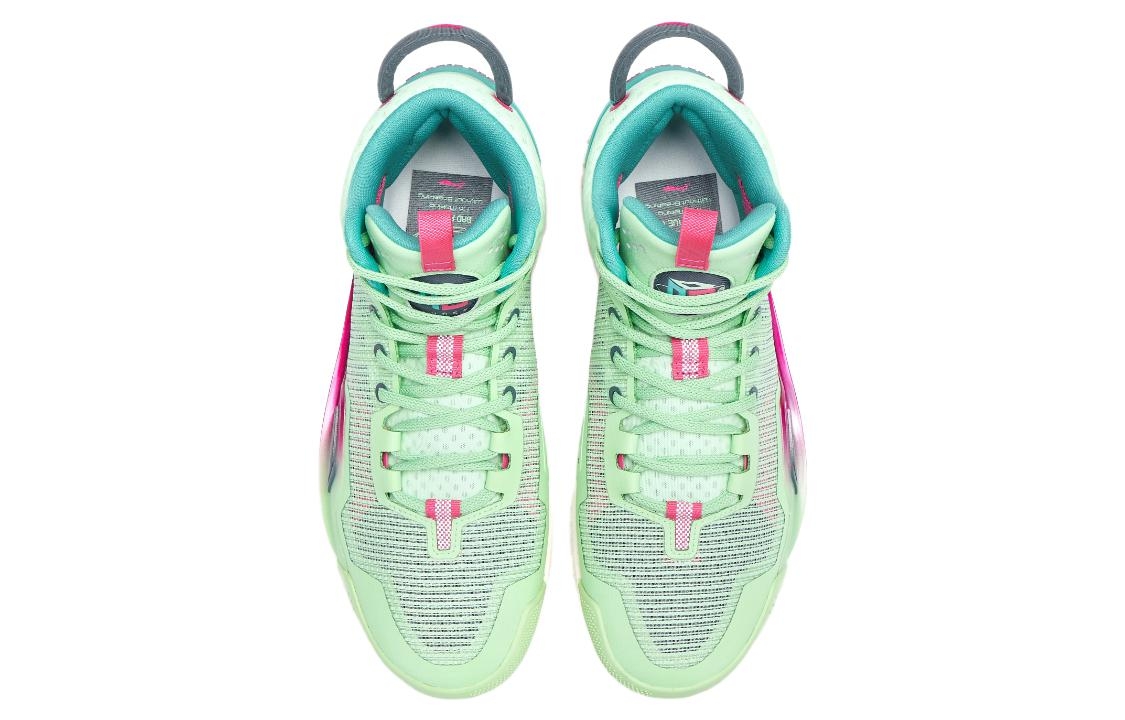 Li-Ning Badfive 3 Green/Purple - вид спереди