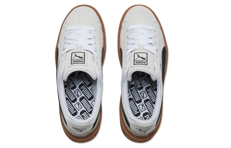Puma Platform Trace Black/White - вид сзади