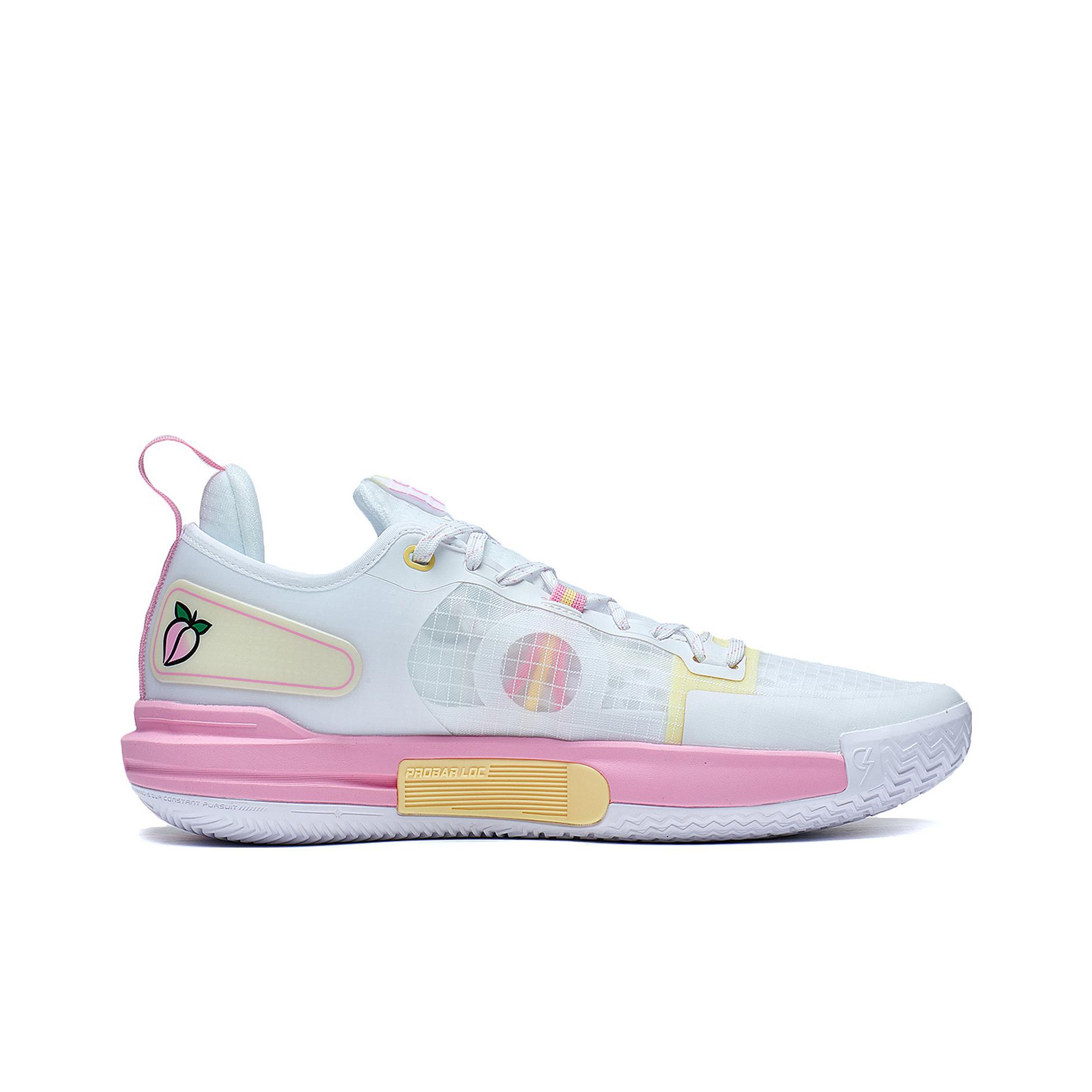 Li-Ning Speed 9 PRM 'White Pink' - вид с внутренней стороны
