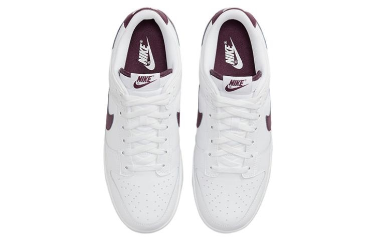 Nike Dunk Low Retro White Night Maroon - вид сзади