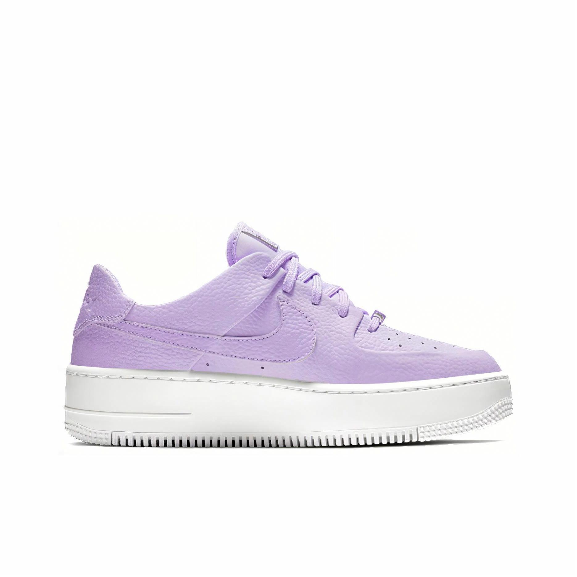 Nike Air Force 1 Low Sage Oxygen Purple - view from the inside