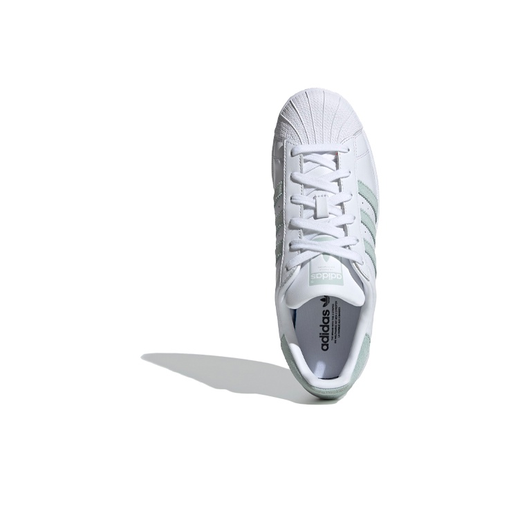 adidas originals Superstar White Vapour Green - подошва