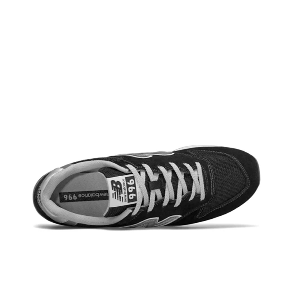 New Balance 996 "Black Silver" (полнота: D) - вид сзади