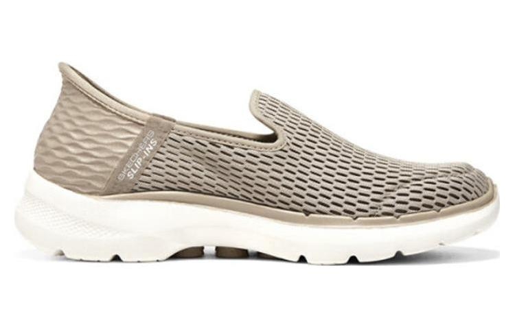 Skechers Go Walk 6 Shoes 'Light Brown' - вид с внутренней стороны