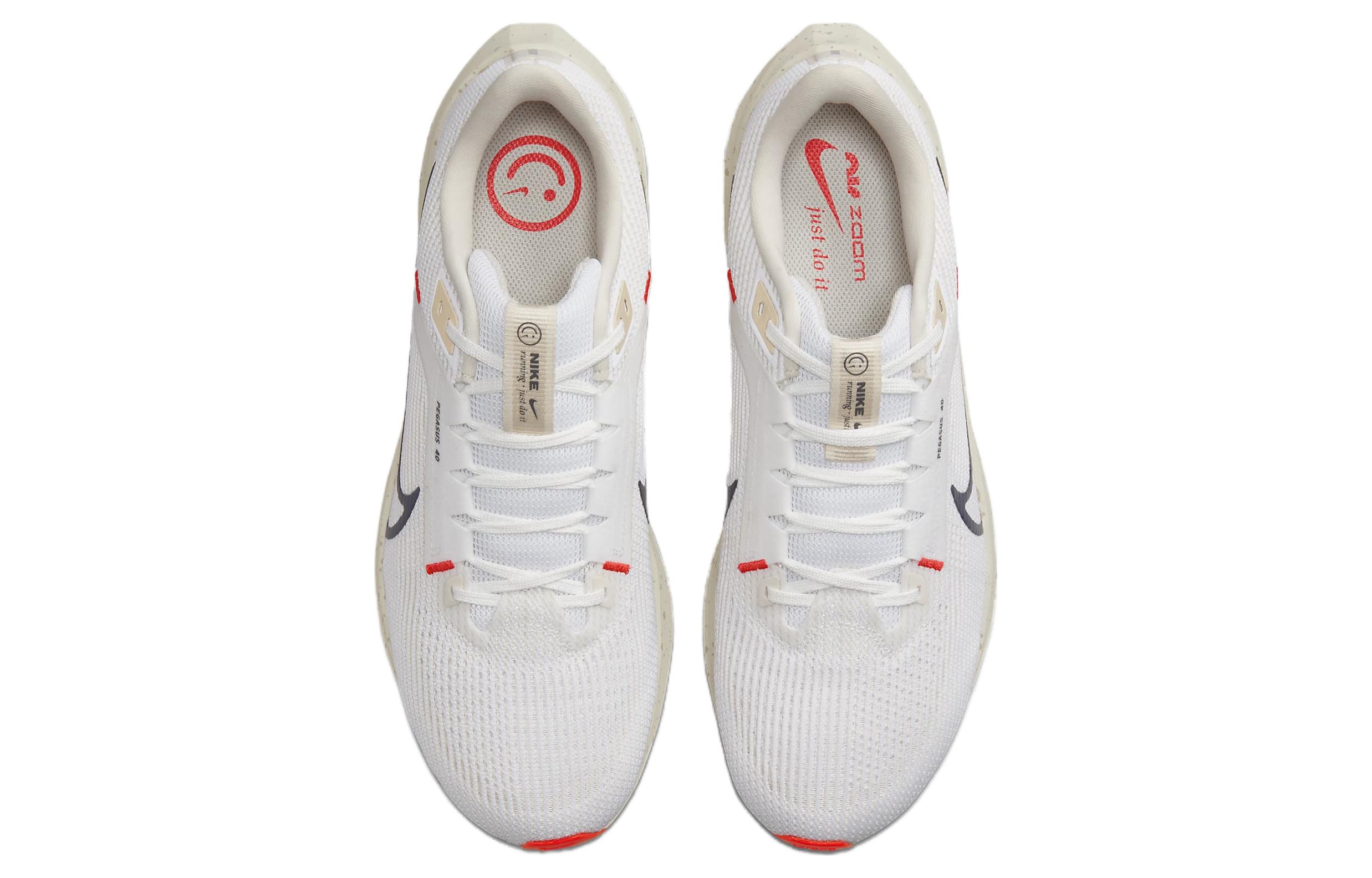 Nike Air Zoom Pegasus 40 White Obsidian - вид сзади