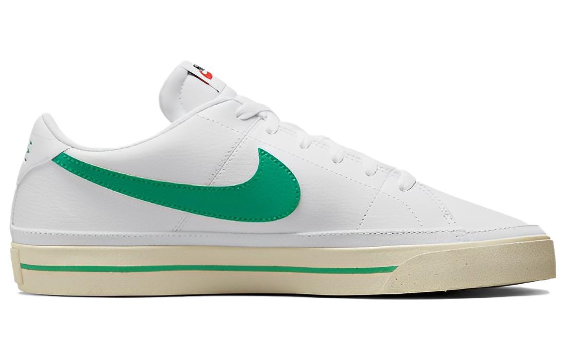 Nike Court Legacy Next Nature White Green - вид с внутренней стороны