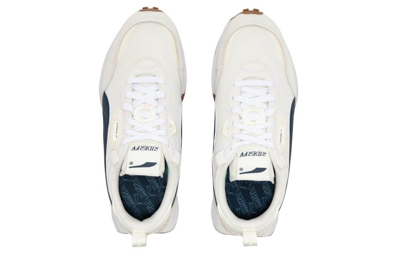 Puma Rider FV White/blue - вид сзади