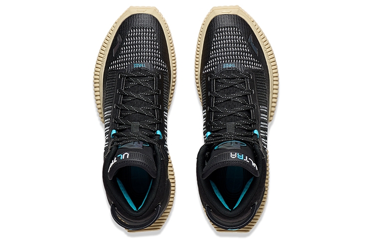 Li-Ning Badfive 3 Ultra Support Rebound Black - вид спереди